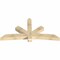 Ekena Millwork Alberta Rough Sawn Timber Gable Bracket, Douglas Fir, 84"W x 42"H x 6"D x 6"F, 12/12 Pitch GBW084X42X0606ALB00RDF - alternate 5